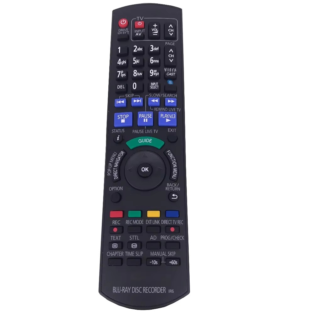 Blu Ray Disc Player - パナソニック用リモコン,n2qayb000479,mrxw380,dmrxw390,dmrxw480,DMR-XW385