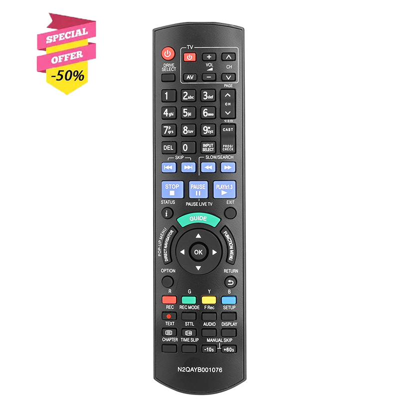 Blu Ray Disc Player - パナソニック-スマートネットワーク用のリモートコントロール,3D,rayディスク,DVDレコーダー,n2qayb001076,DMR-BWT760, DMR-BWT760GN