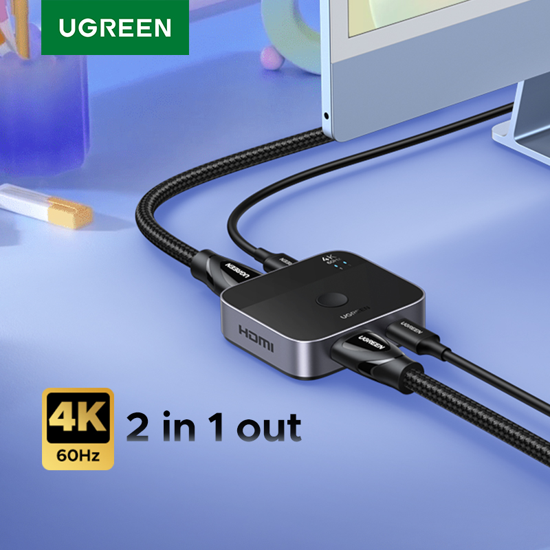 Home Cinema Player - UGREEN HDMI USB C スイッチ 2
