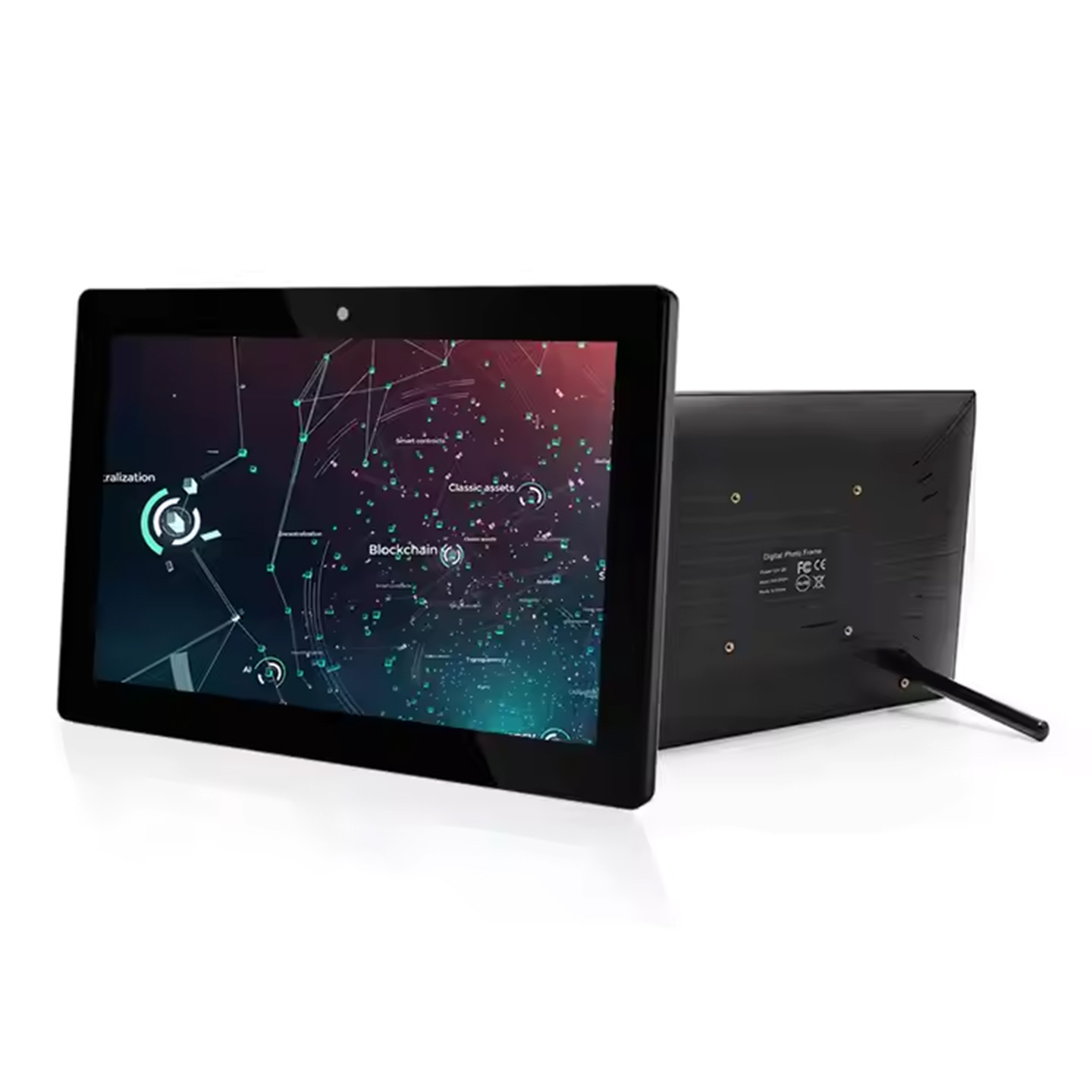 Home Cinema Screen - 壁掛け式10.1インチAndroid 14商用タブレット、静電容量式タッチスクリーン、POE監視カメラ搭載、スマートホームデスクトップ用
