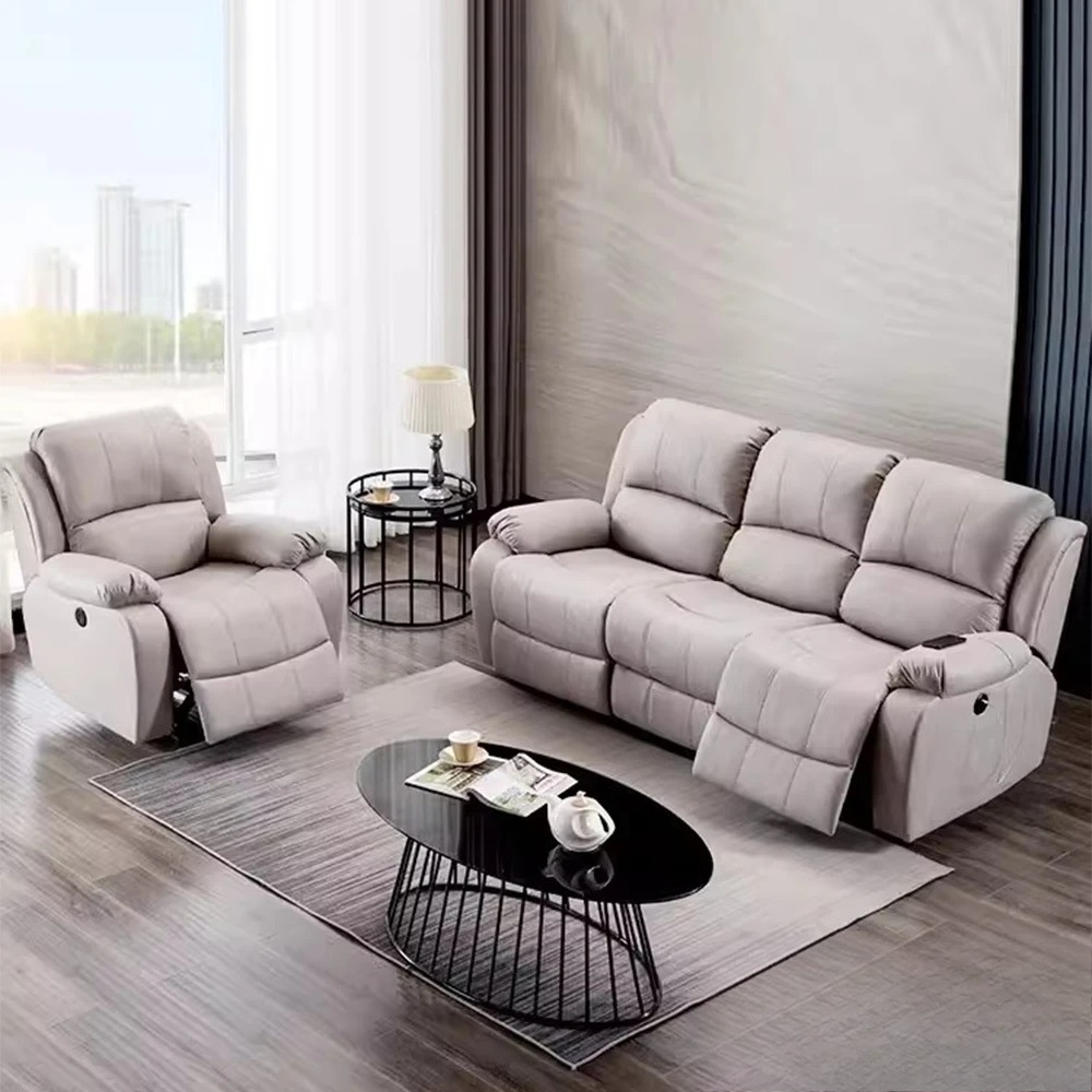 xx-本革製手動電動リクライニングソファシアターパワーリクラ - Home Cinema Couch のレビューと価格