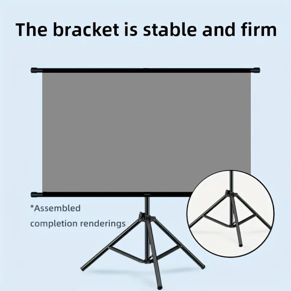 XIAOHUI プロジェクタースクリーン スタンド付き メタ - Home Cinema Screen のレビューと価格