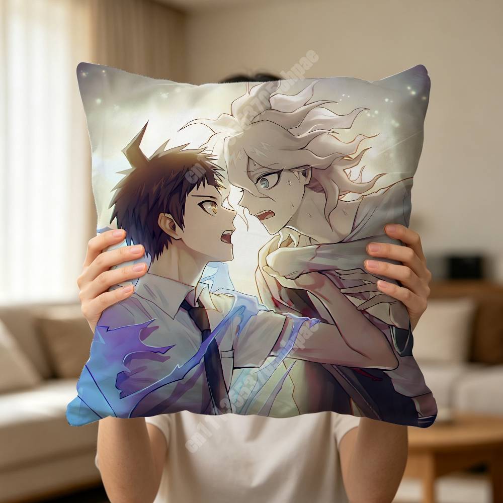 コマヒナ ダンガンロンパ コマエダ＆ヒナタ柄プリント枕カバー - Home Cinema Couch のレビューと価格