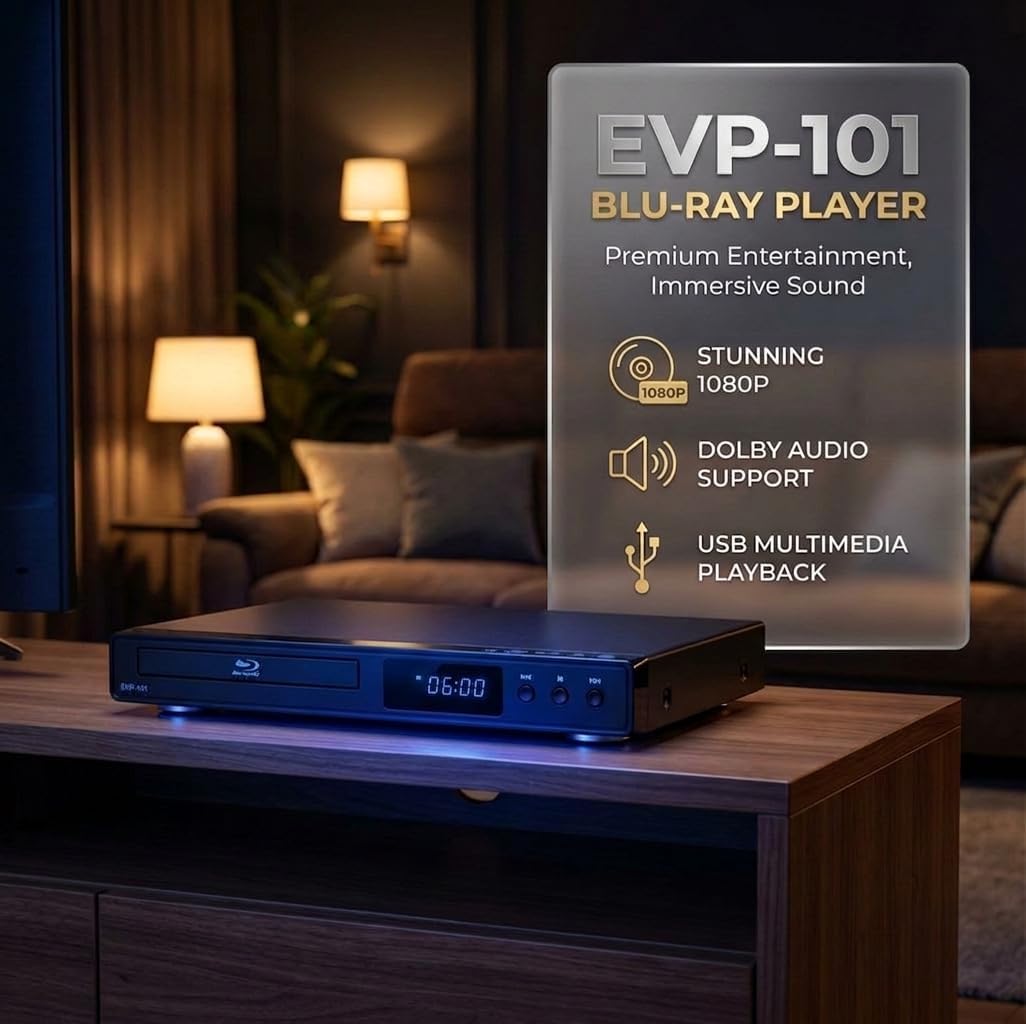 ホームシアター用ブルーレイ・DVDプレーヤー、1080pディ - Blu Ray Disc Player のレビューと価格