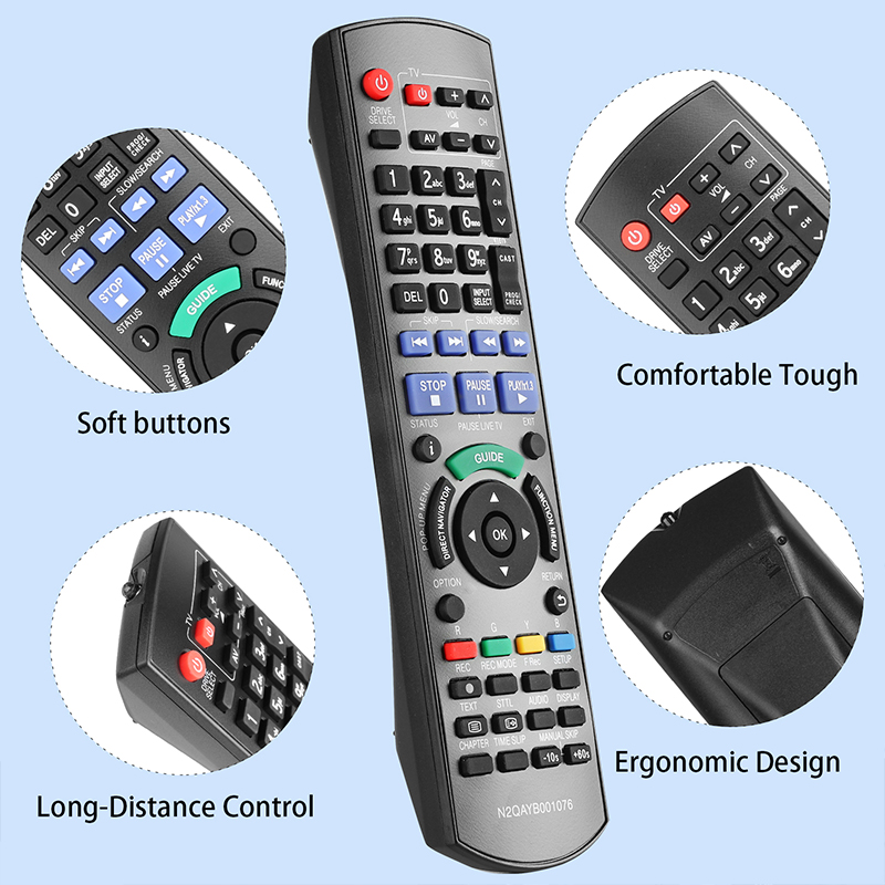 パナソニック-スマートネットワーク用のリモートコントロール, - Blu Ray Disc Player のレビューと価格