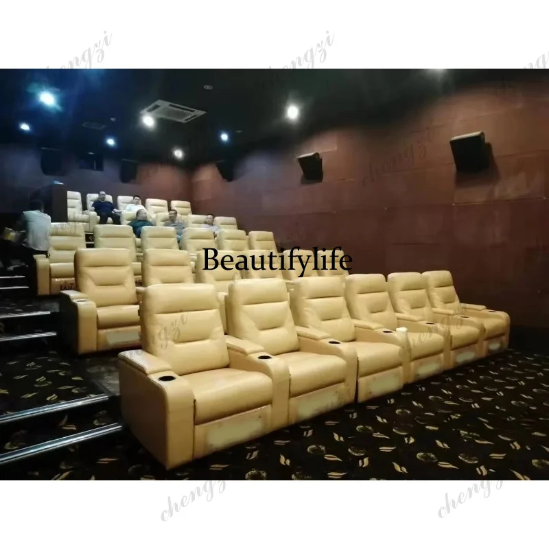 A49レザーソファセット、電動リクライニングシート付き、シア - Home Cinema Couch のレビューと価格