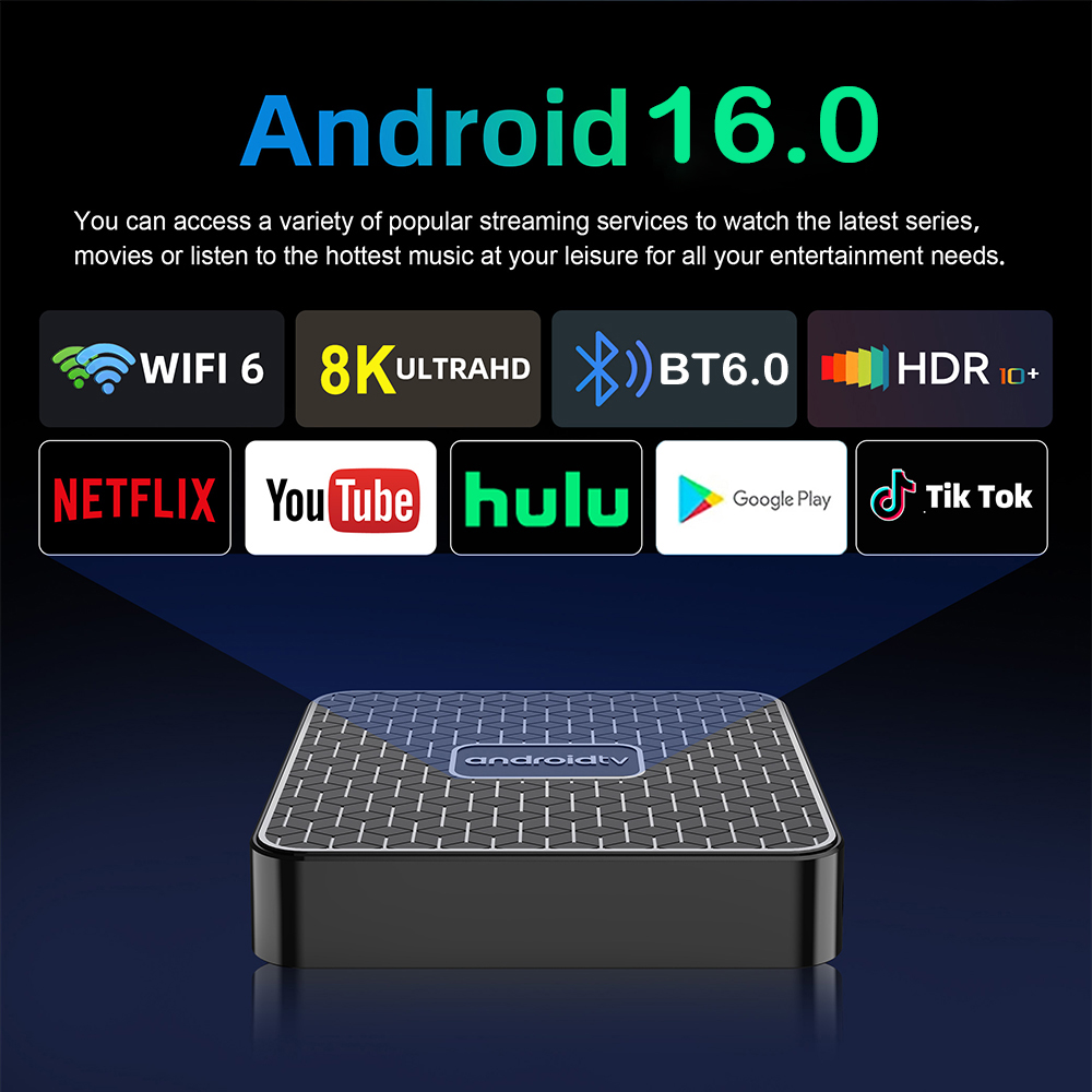 スマートホームシアター T8S 8K Android 16  - Home Cinema Player のレビューと価格