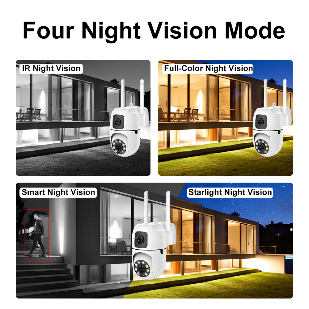 8MP HD Wifi 監視 PTZ カメラ屋外 4K デュ - Home Cinema Screen のレビューと価格