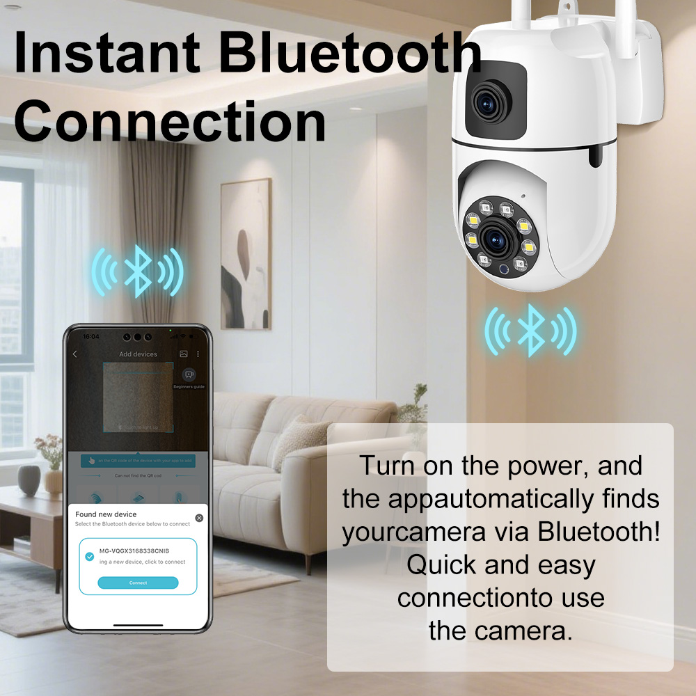 8MP HD Wifi 監視 PTZ カメラ屋外 4K デュ - Home Cinema Screen のレビューと価格