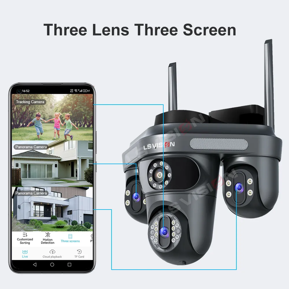LS VISION トリプルスクリーンカメラ WiFi 6K - Home Cinema Screen のレビューと価格