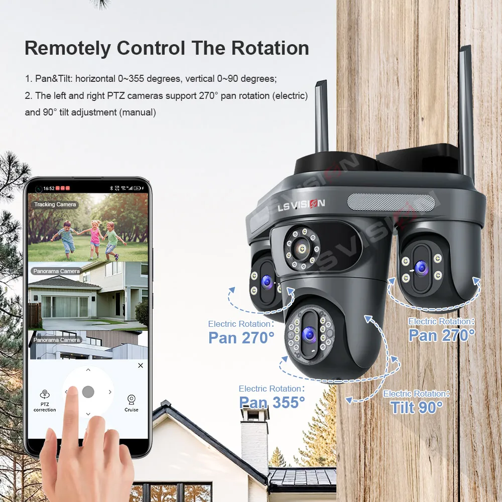 LS VISION トリプルスクリーンカメラ WiFi 6K - Home Cinema Screen のレビューと価格
