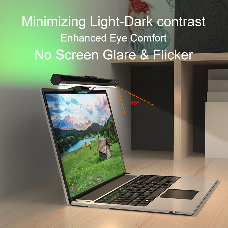 LEDアイプロテクションスクリーン照明バー読書用調光色温度ナ - Home Cinema Led のレビューと価格