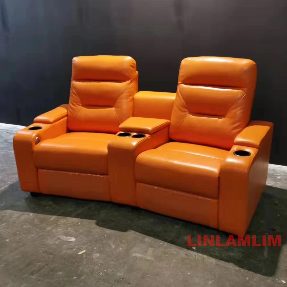 Linlamlim-本革のソファセット,リラックスできるパワ - Home Cinema Couch のレビューと価格