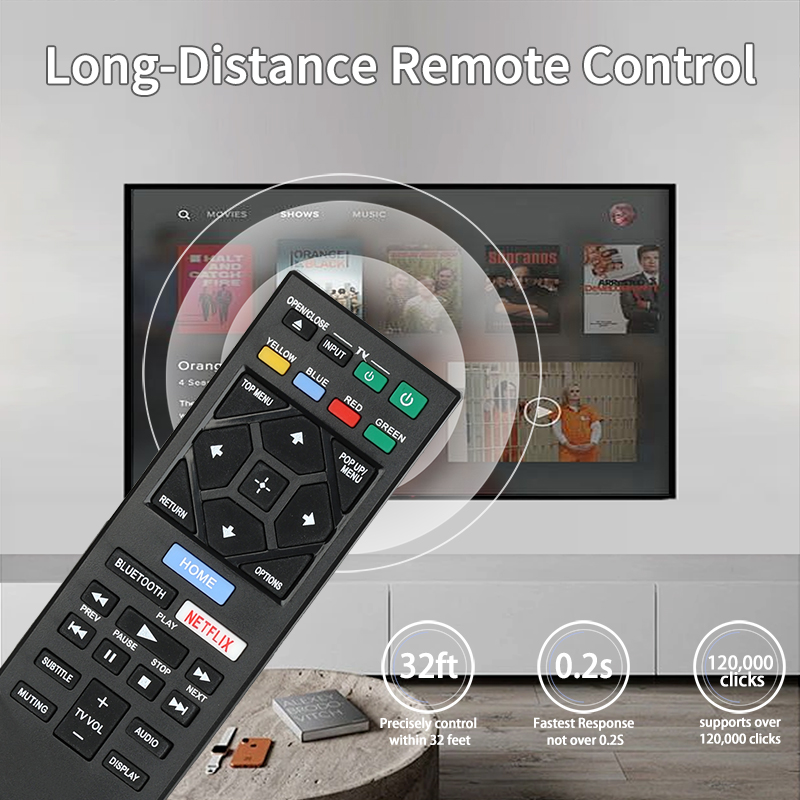 ソニー-netflixボタン付きのリモコンの交換、blu-r - Home Cinema Blu Ray Sony のレビューと価格