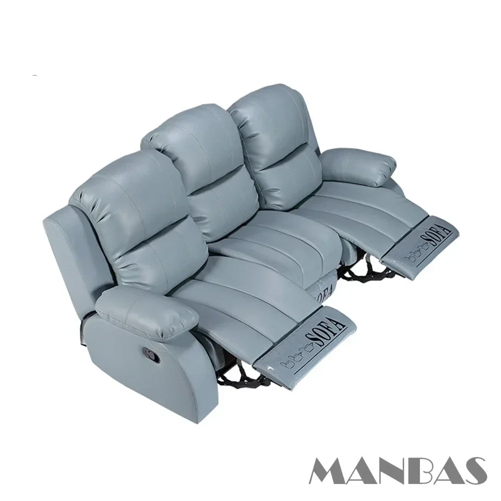 MINGDIBAO 手動/電動リクライニングソファ 本革製カ - Home Cinema Couch のレビューと価格