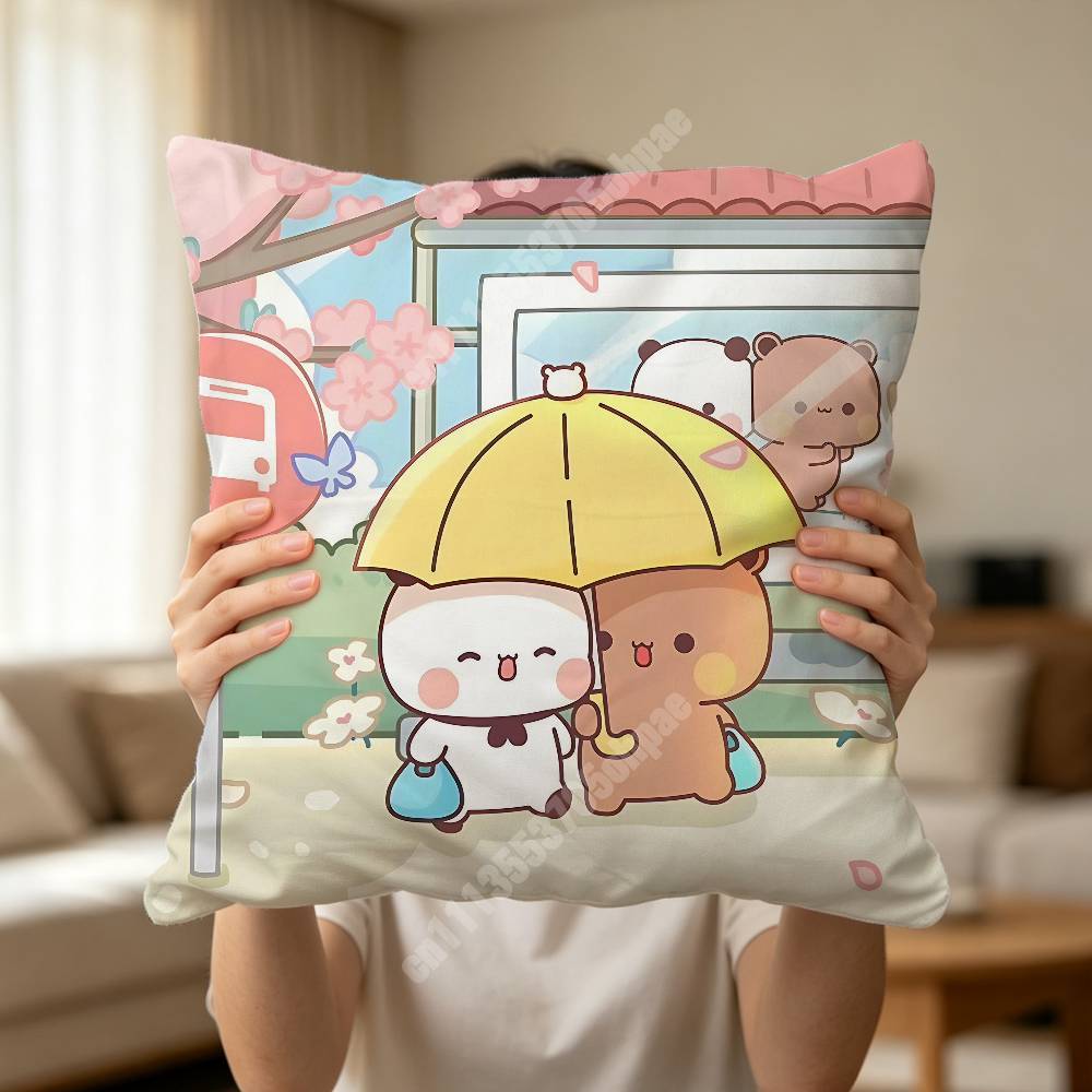 カートゥーンB-Bubu D-Duduプリント枕カバー ソフ - Home Cinema Couch のレビューと価格